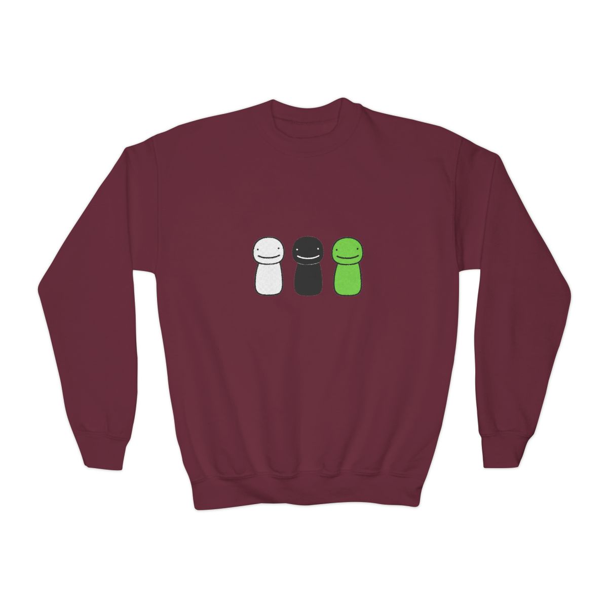 Dream Fuzzy Blob Kids Sweatshirt - alternate angle 4, merchandise