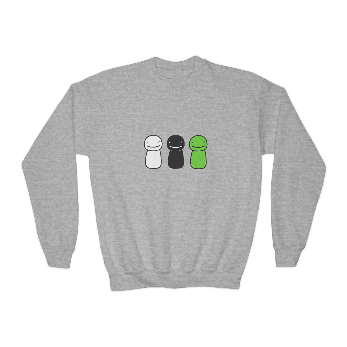 Dream Fuzzy Blob Kids Sweatshirt - alternate angle 3, merchandise