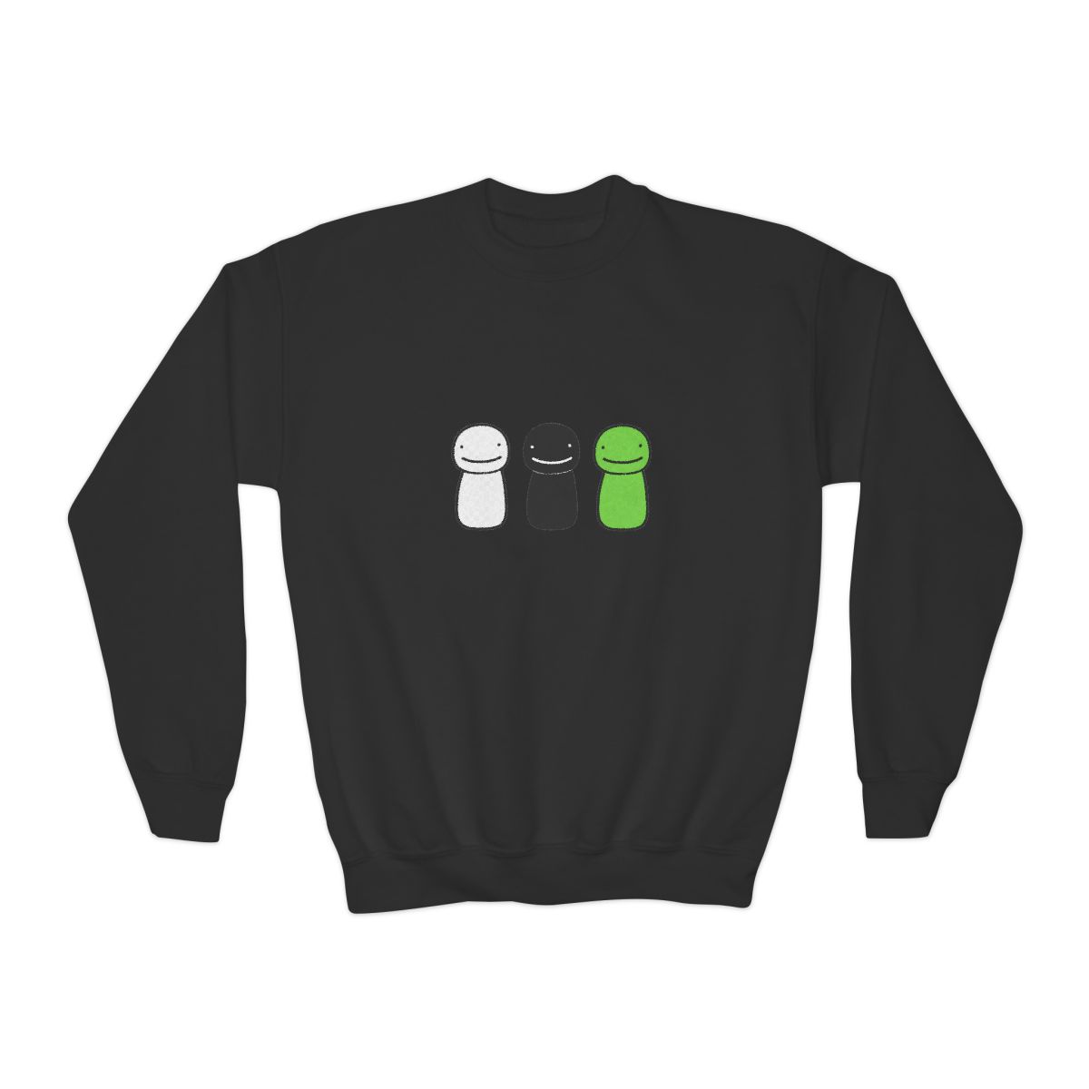 Dream Fuzzy Blob Kids Sweatshirt - alternate angle 2, merchandise